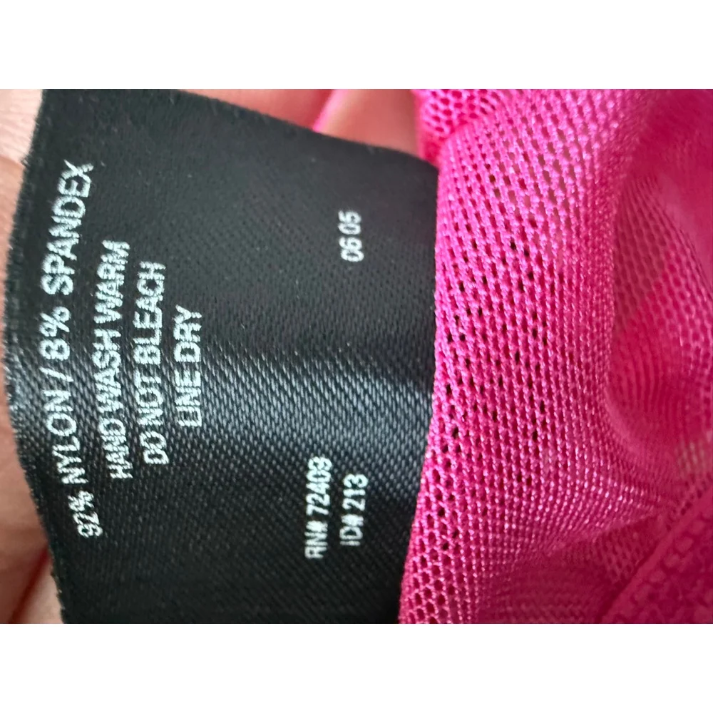 NWOT VTG VS Pink Sheer Sexy Little Things 2005 OS V string Charm Bow